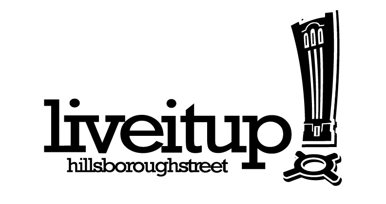 Live It Up! Hillsborough Street logo